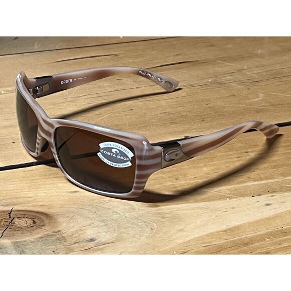 NEW! Costa Del Mar Womens Sunglasses. Islamorada IL 62. w/ case. Polarized - Picture 1 of 9